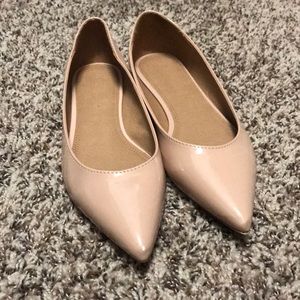 ASOS Nude Pointed Flats